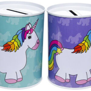 Tirelire Métal en Forme de Canette - Licorne