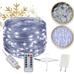 Rideau lumineux lampes LED 3x3m blanc