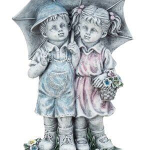 Enfants avec parasol
