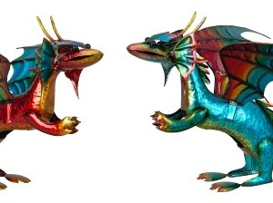 Dragon en métal