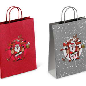Sac cadeau Père Noël fou