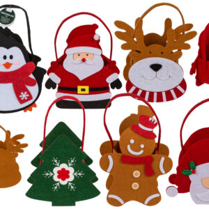 Sac cadeau de Noël en feutrine