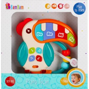 Piano Toucan Coloré – Jouet Musical Éducatif