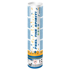 Lanceur de Confettis Coloré Jaune et Bleu