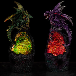 Figurine de Dragon de Caverne avec Lumière LED