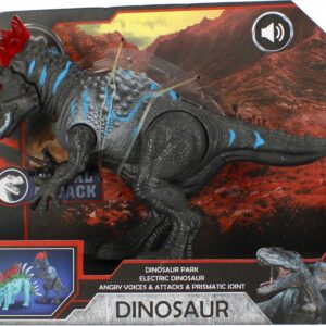 Dinosaure Rugissant avec Effets Sonores et Lumineux