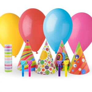 Ensemble de fête coloré de 13 pièces