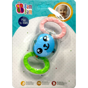 Bébé singe à mâcher + hochet