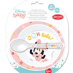 Disney Minnie ensemble  assiette creuse + cuillère