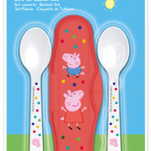 Ensemble de couverts de voyage  Peppa Pig