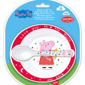 Ensemble micro assiette creuse + cuillère