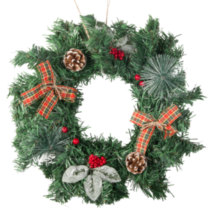 Couronne de Noël, ornement décoratif
