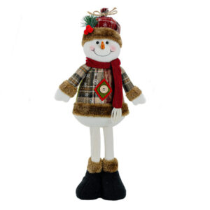 Décoration de Noël bonhomme de neige debout 36-50x