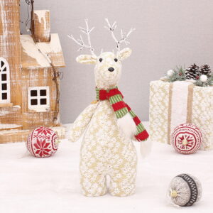 Décoration de Noël renne debout 41x18x10 cm
