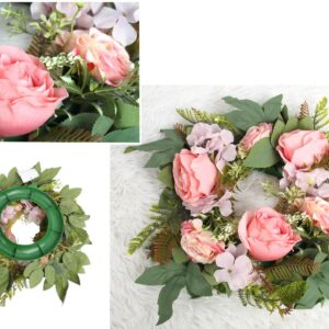 Couronne de Fleurs Artificielles avec Roses