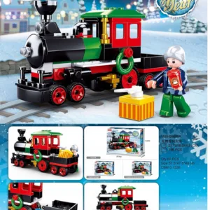 Bloc de construction Train de Noël