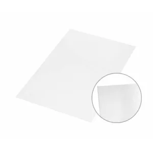 Plaque aluminium blanc brillant 10*15