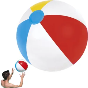 Ballon de Plage Gonflable – Multicolore 30 cm