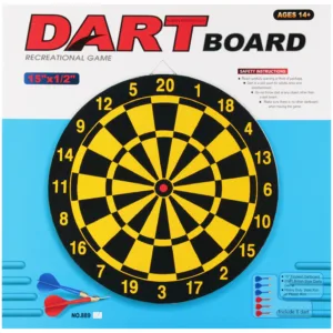 jeu de fléchettes avec boîte mc 38x38x2