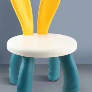 Chaise enfant avec dossier – Mini tabouret à oreilles 🐻
