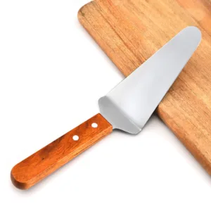 Spatule à Fromage et Snack – 25 x 6 cm – Métal avec Manche en Bois