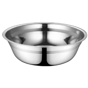 Bol en Métal Multi-Usage – 17,5 x 5 cm – Résistant et Léger pour Camping, Cuisine, Randonnée