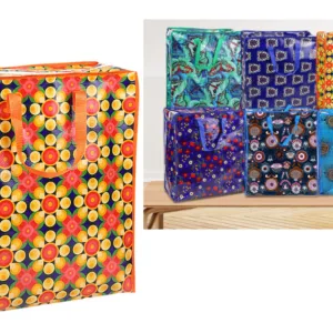 Sac de rangement imperméable avec fermeture à glissière – 40 x 45 cm – Motif aléatoire