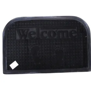 Paillasson d’Entrée  – 70x45 cm – Antidérapant – Noir – Haute Qualité