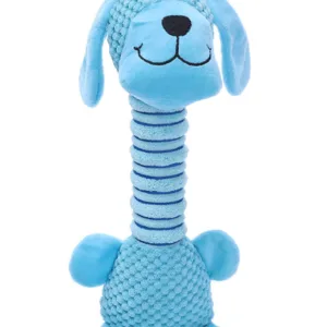 Jouet pour chien Gryzak bleu – Résistant, interactif, avec pouicouic intégré – 35x16x10 cm
