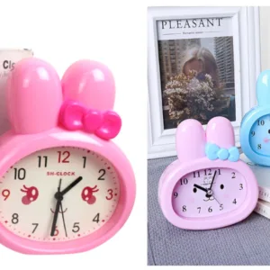 Réveil compact oreilles de lapin – Fun & coloré 🐰